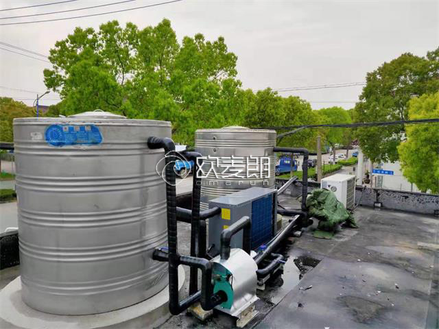 上海松隱敬老院空氣能熱水工程